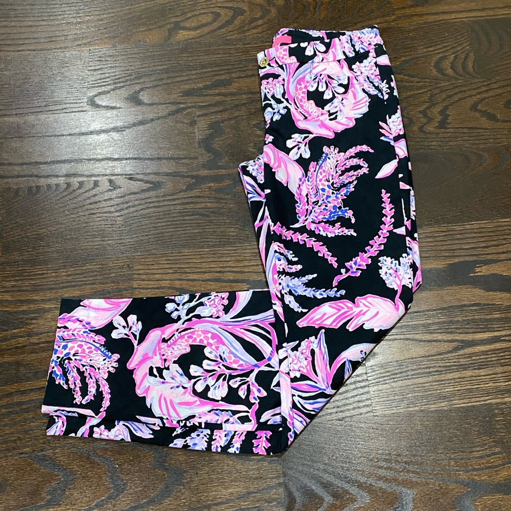 Lilly Pulitzer Kelly Skinny Ankle Pants Sz 4
